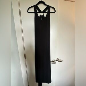 Cuyana Black Cotton Sundress S